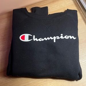 Champion crewneck black size XS women’s